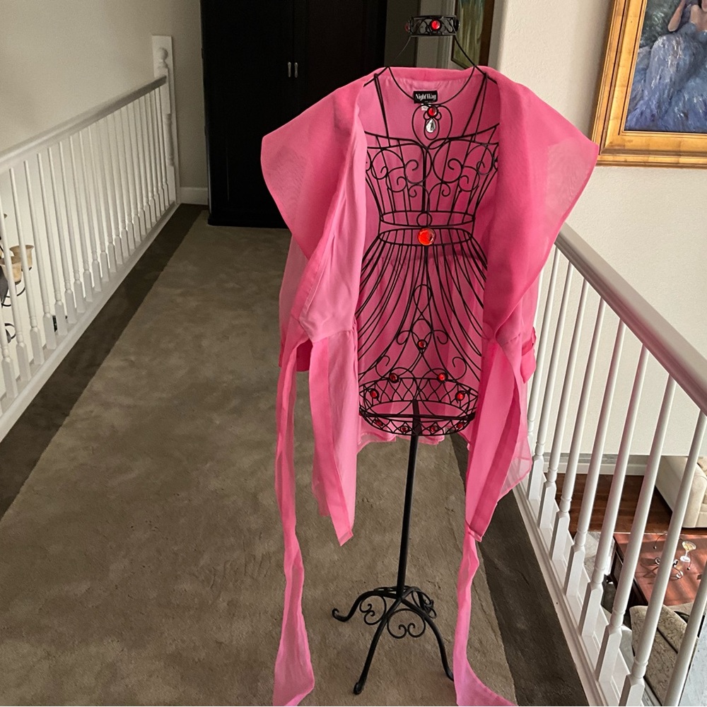 Vintage Fushia Dress - Picture 5 of 6
